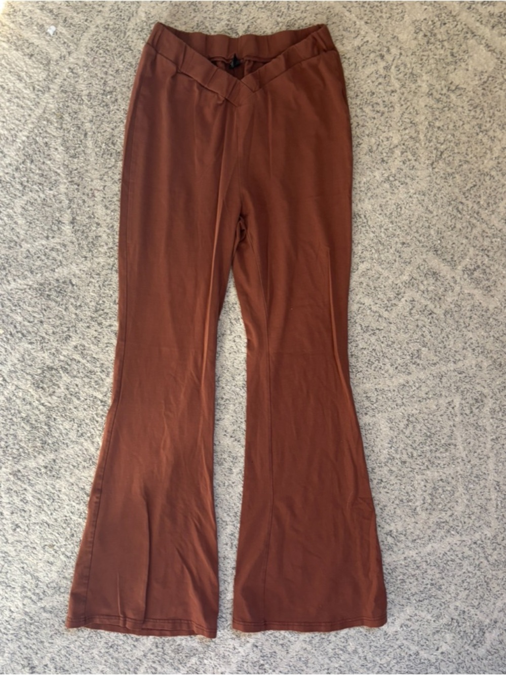 Brown Boot Cut Flare Pants